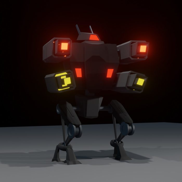 Grant Abbitt Tutorial Mech Rendering